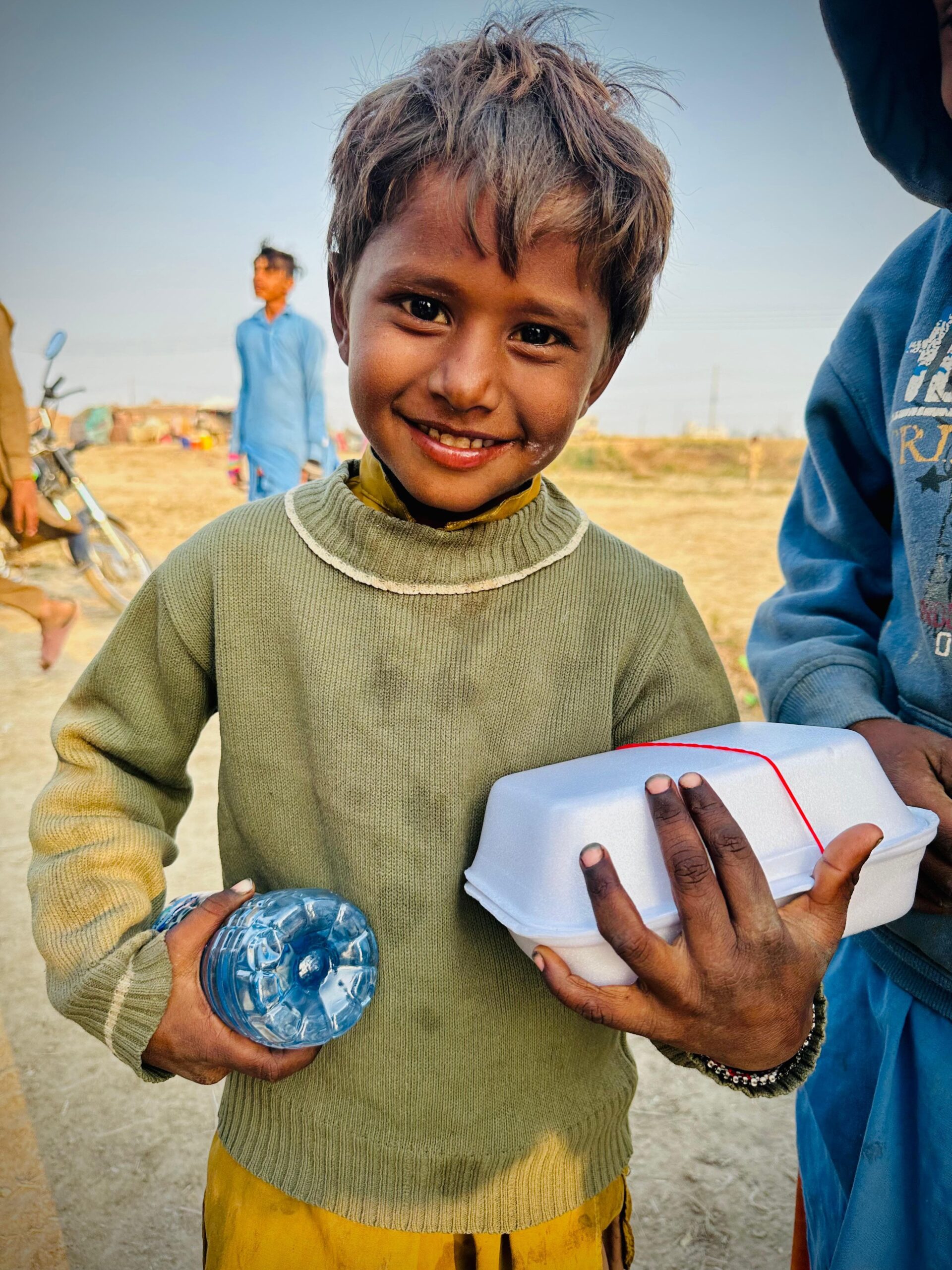 Food distribution to families